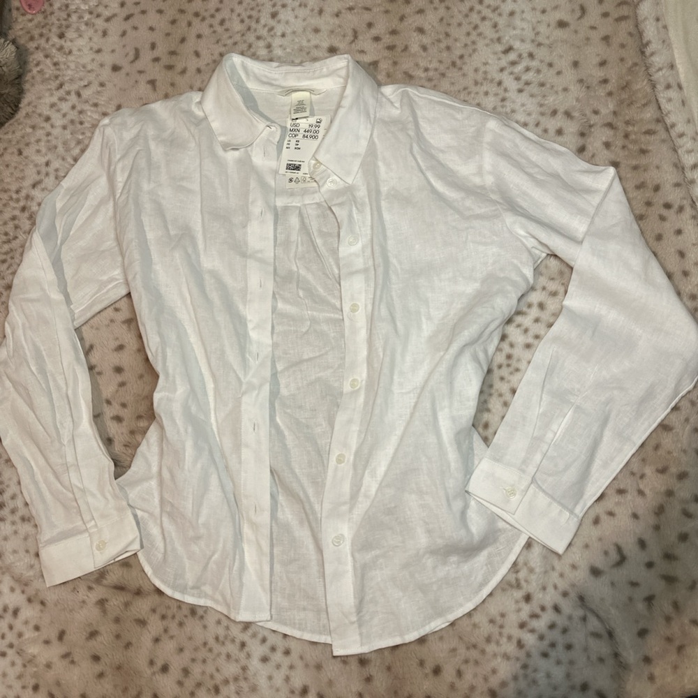 White Button-Up Shirt